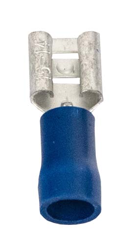 Kabelverbinder Flachsteckhülse Blau 4,7x8mm 1,5-2,5mm²