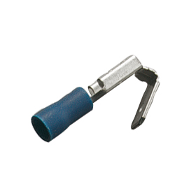 Kabelverbinder Flachsteckhülse mit Abzweig Blau 6,3x8mm 1,5-2,5mm²